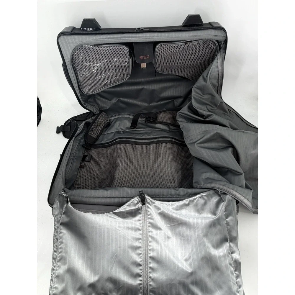 TUMI Alpha II 22038D2 4-Wheel Garment Bag Carry-On Black Ballistic Nylon